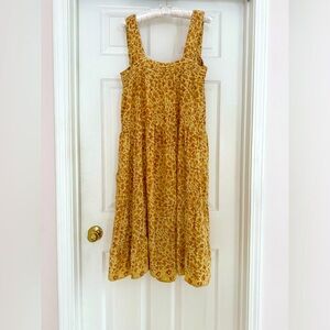 Natalie Martin Jasmine yellow silk dress - size S